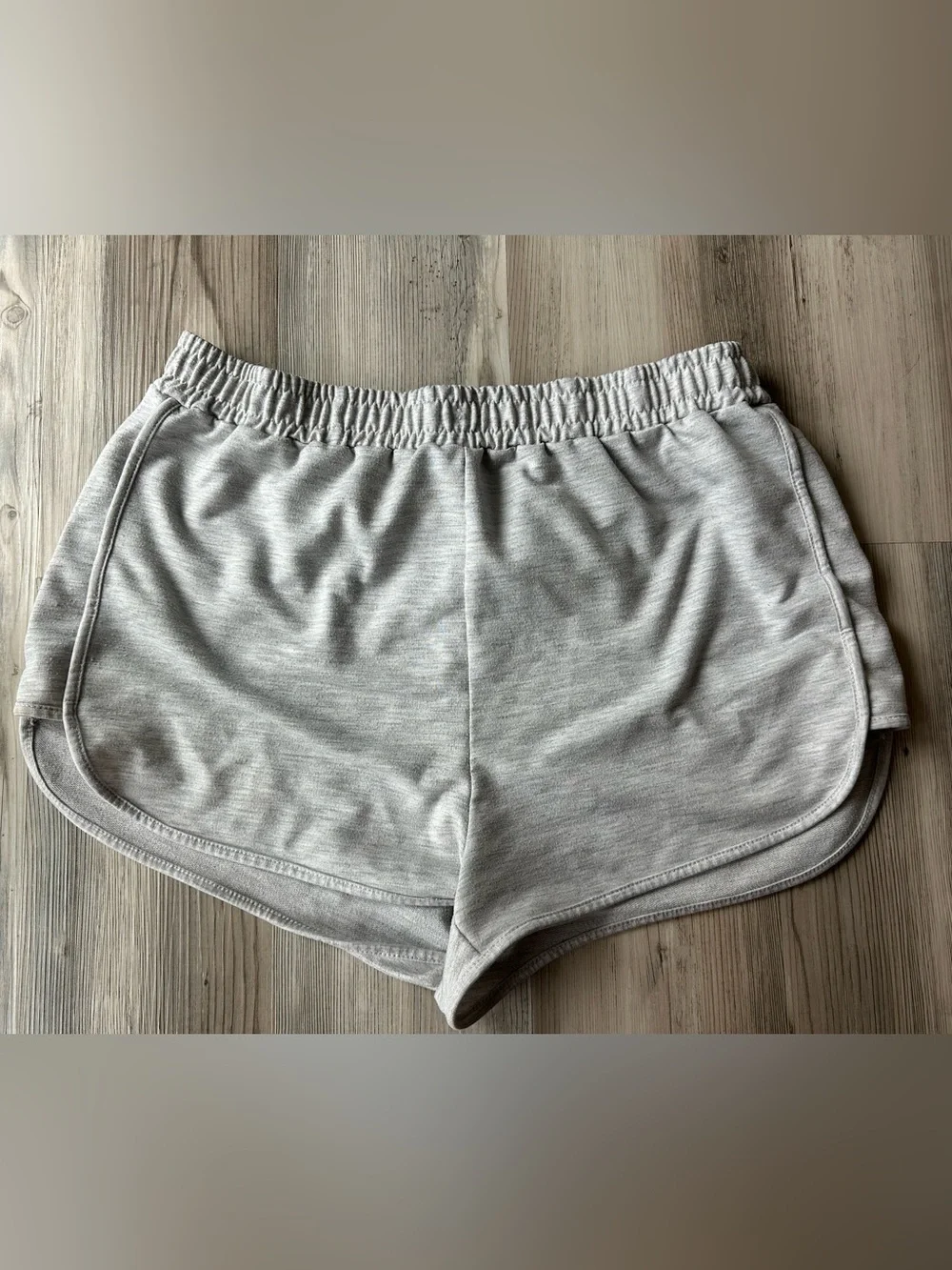FRESRAL Heather Gray Athletic Dolphin Shorts - Elastic Waist - Size XL